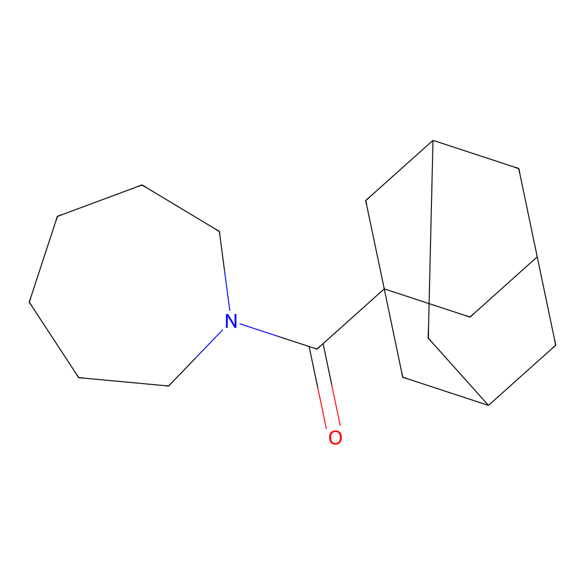 1-Adamantyl(azepan-1-yl)methanone molecular structure, CAS 113435-67-9