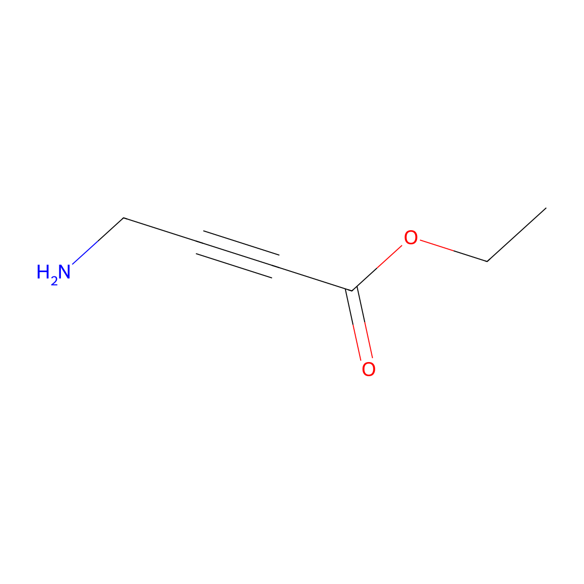 Ethyl 4-aminobut-2-ynoate molecular structure, CAS 113439-85-3