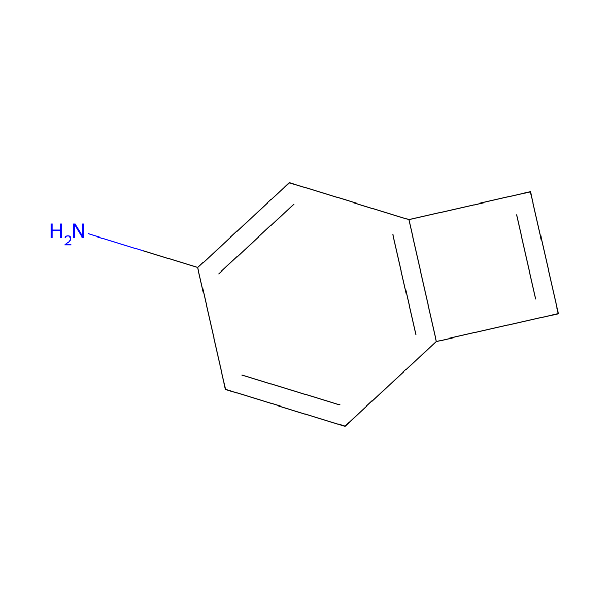Bicyclo[4.2.0]octa-1,3,5,7-tetraen-3-amine molecular structure, CAS 113443-96-2