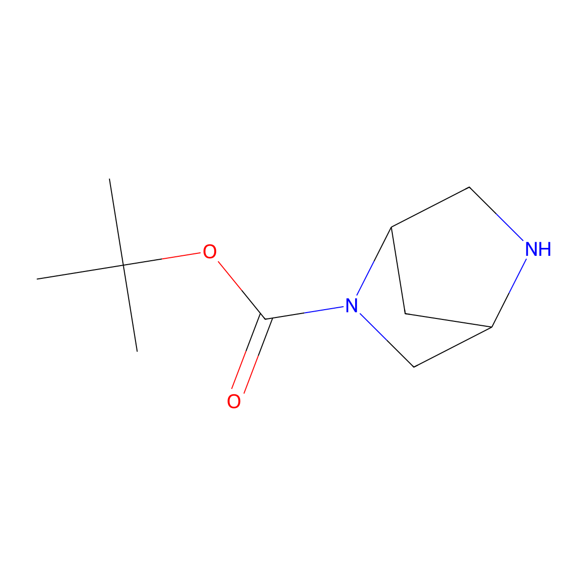 (1S,4S)-2-Boc-2,5-diazabicyclo[2.2.1]heptane molecular structure, CAS 113451-59-5