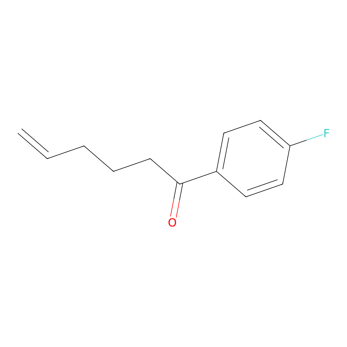 1-(4-Fluorophenyl)hex-5-en-1-one molecular structure, CAS 1134563-99-7