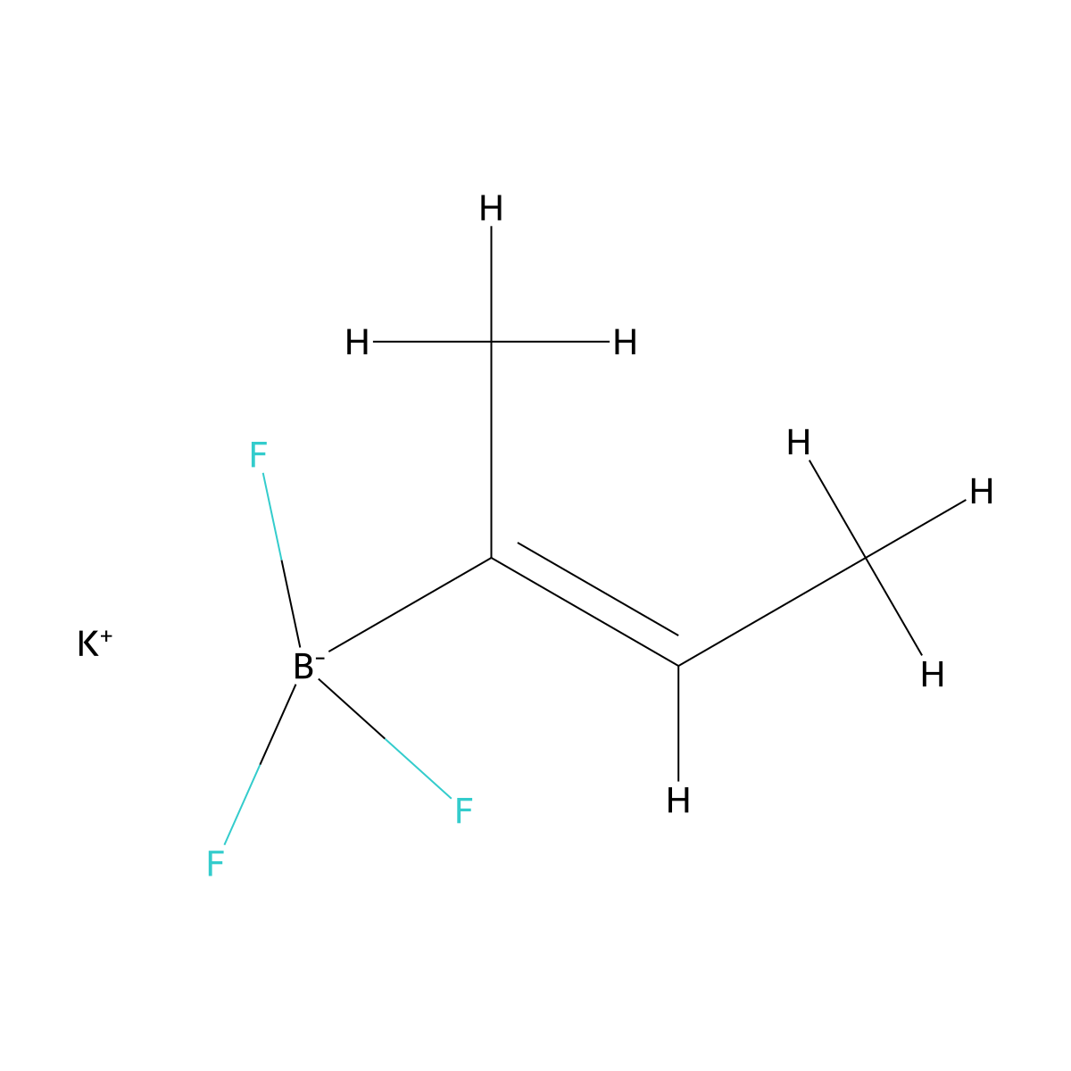 Potassium (Z)-but-2-en-2-yltrifluoroborate molecular structure, CAS 1134643-88-1