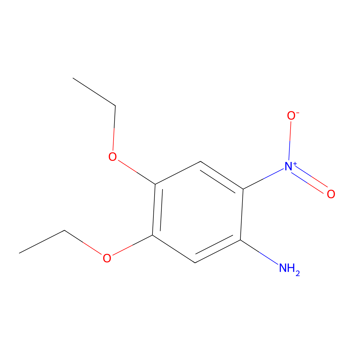 4,5-Diethoxy-2-nitroaniline molecular structure, CAS 113475-65-3