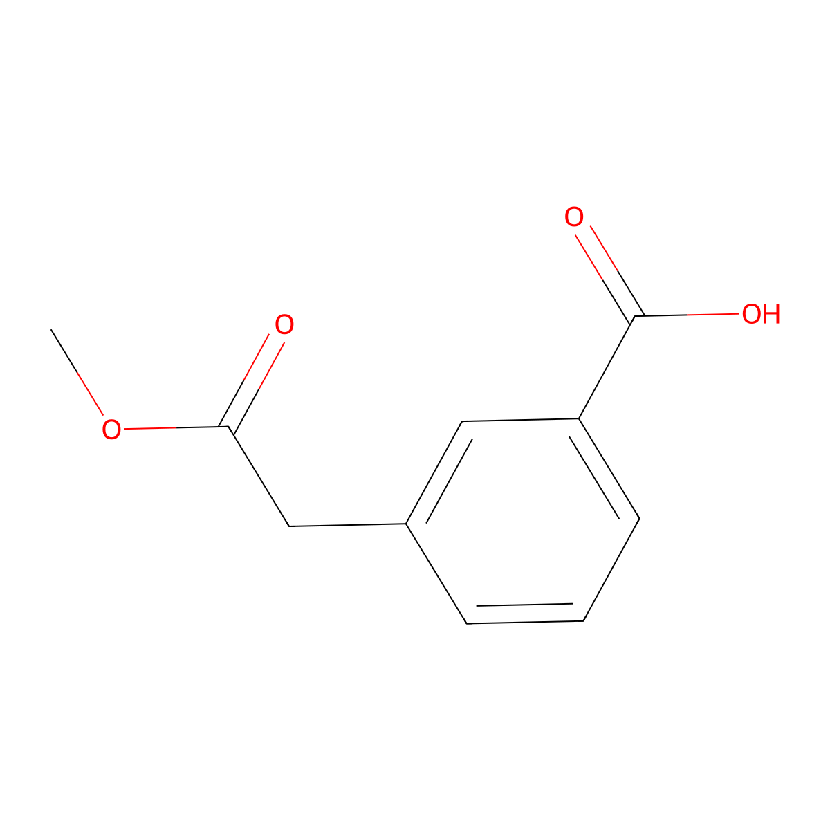 1-Methyl 3-carboxybenzeneacetate molecular structure, CAS 113496-14-3