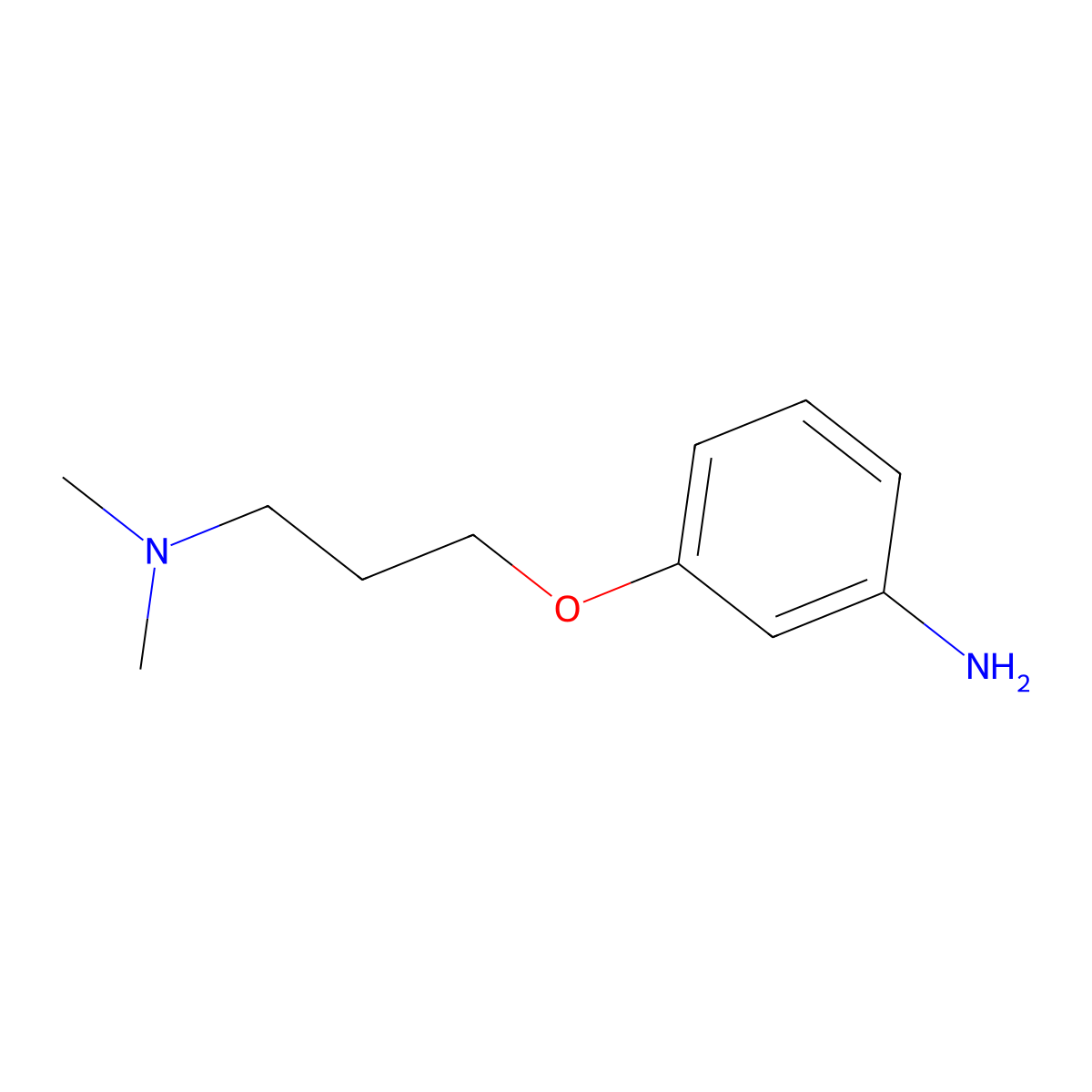 3-(3-(Dimethylamino)propoxy)aniline molecular structure, CAS 1135-26-8