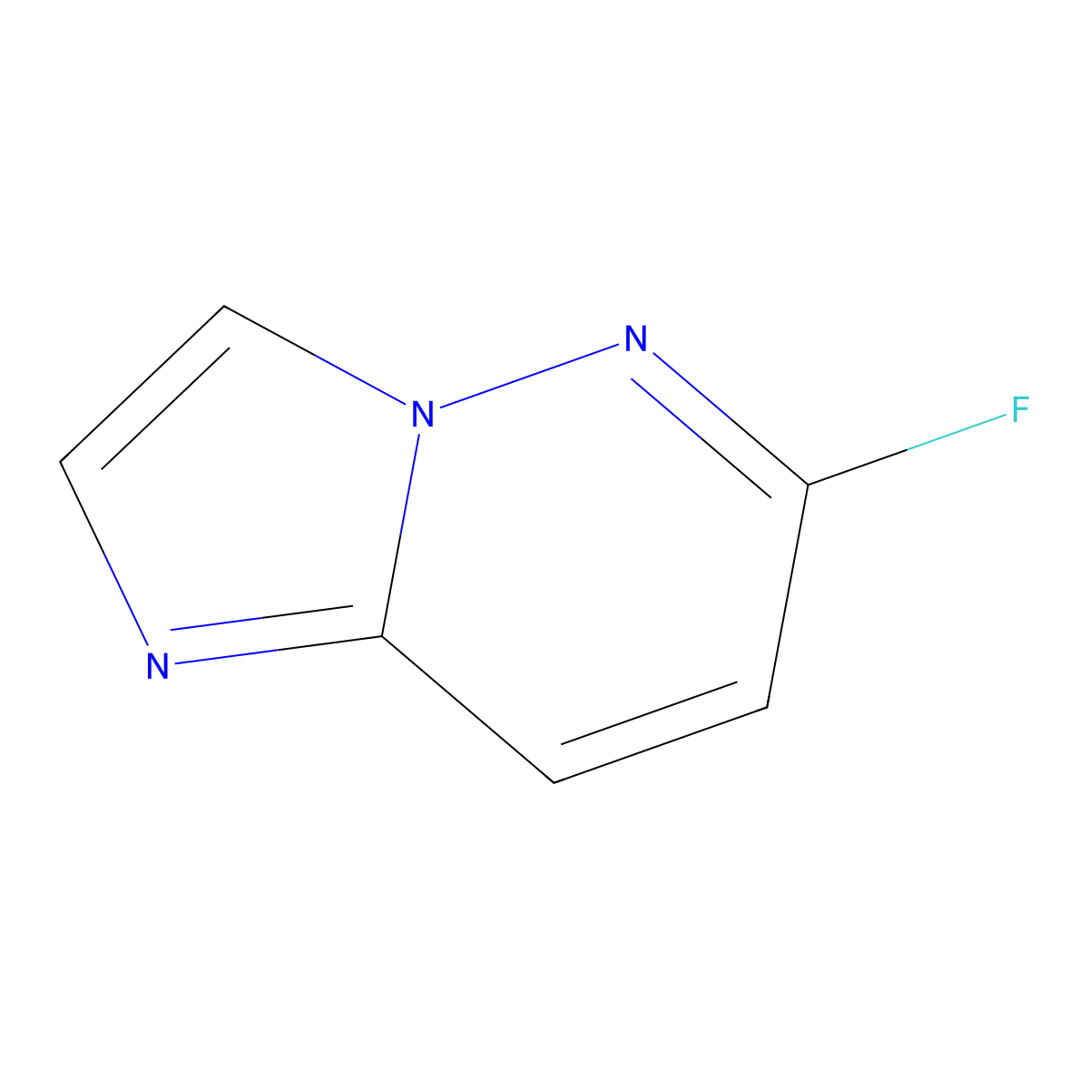 6-Fluoroimidazo[1,2-b]pyridazine molecular structure, CAS 113501-27-2