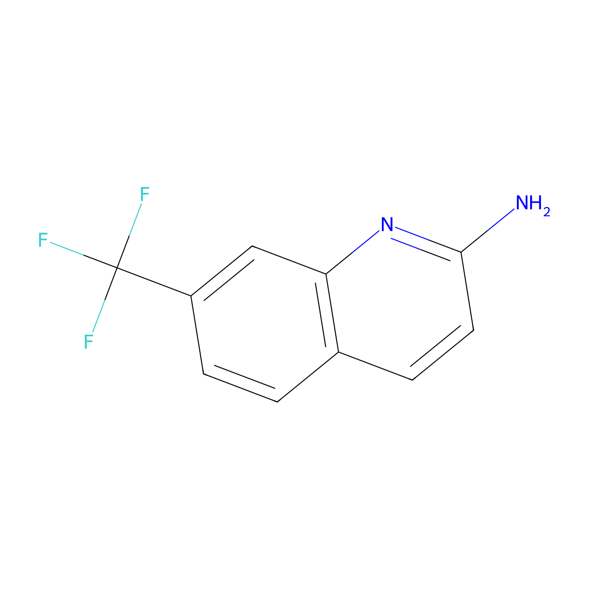 7-(Trifluoromethyl)quinolin-2-amine molecular structure, CAS 113508-12-6