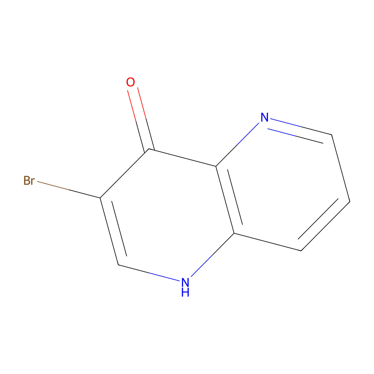 3-Bromo[1,5]naphthyridin-4-ol molecular structure, CAS 113518-92-6