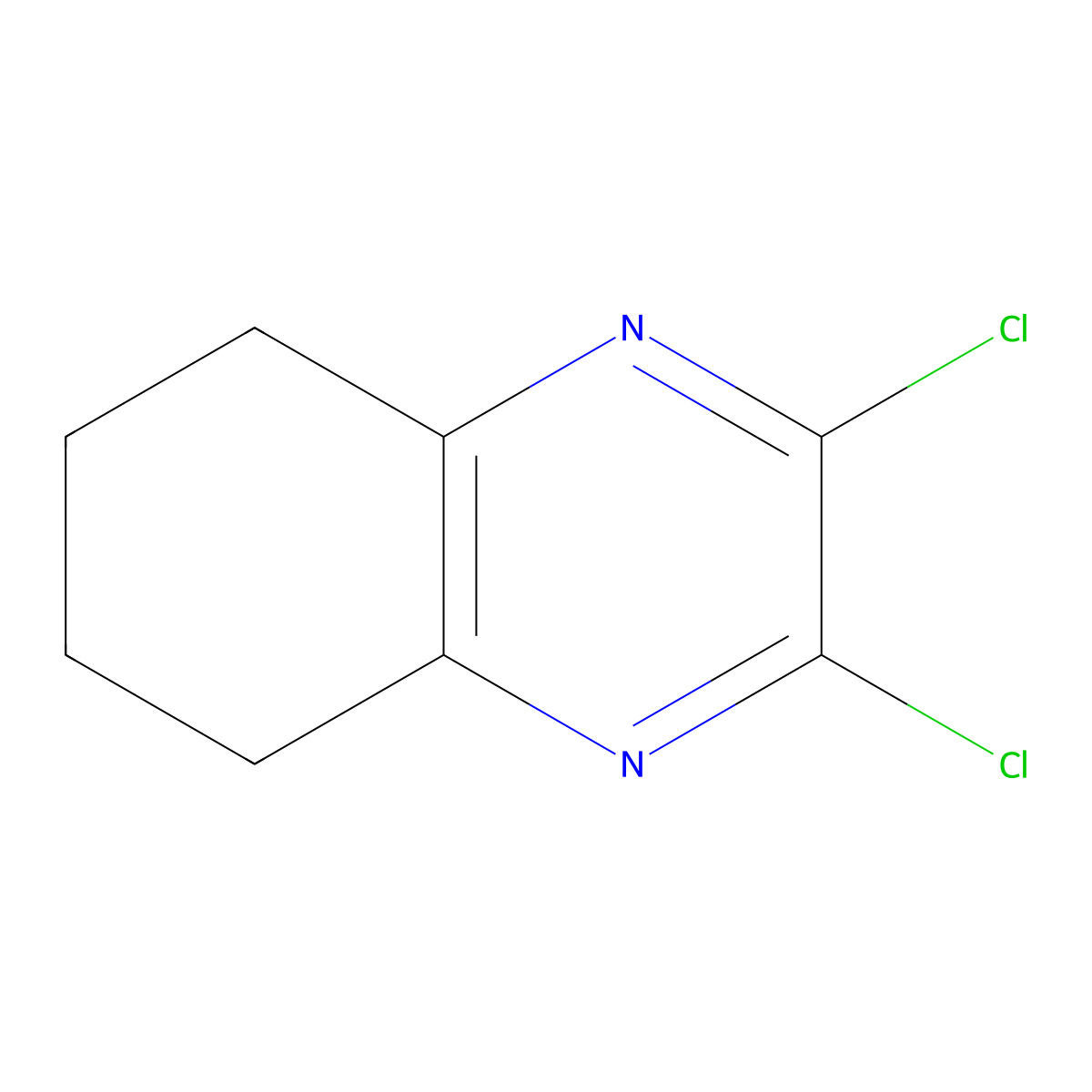 2,3-Dichloro-5,6,7,8-tetrahydroquinoxaline molecular structure, CAS 1135213-57-8