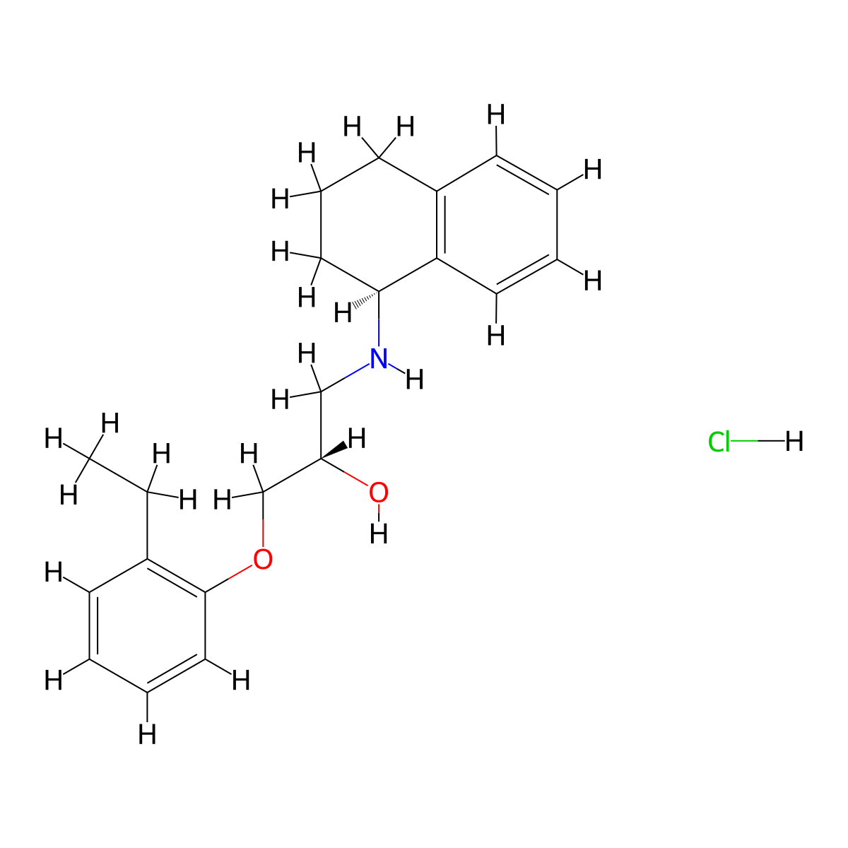 SR 59230A hydrochloride molecular structure, CAS 1135278-41-9