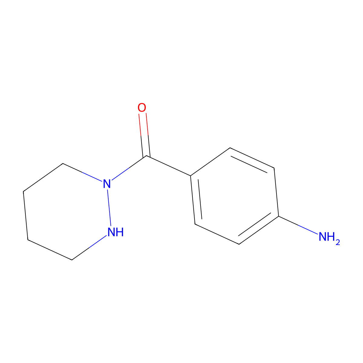 (4-Aminophenyl)[tetrahydro-1(2H)-pyridazinyl]-methanone molecular structure, CAS 1135283-64-5