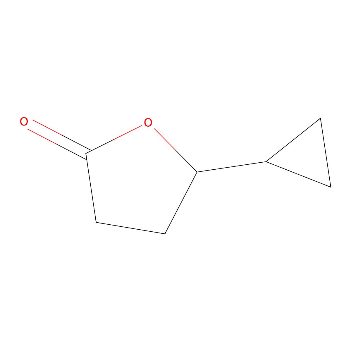 5-Cyclopropyloxolan-2-one molecular structure, CAS 1135294-13-1
