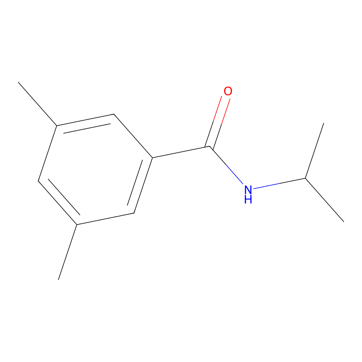 3,5-Dimethyl-N-(1-methylethyl)benzamide molecular structure, CAS 113534-59-1