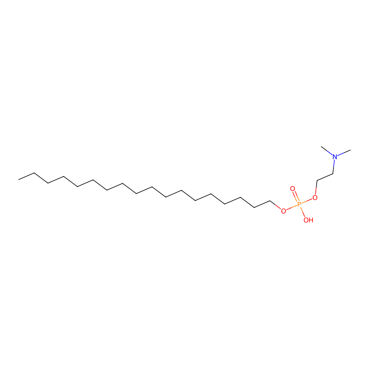 N,N-Dimethylcephalin octadecyl ester molecular structure, CAS 1135371-33-3