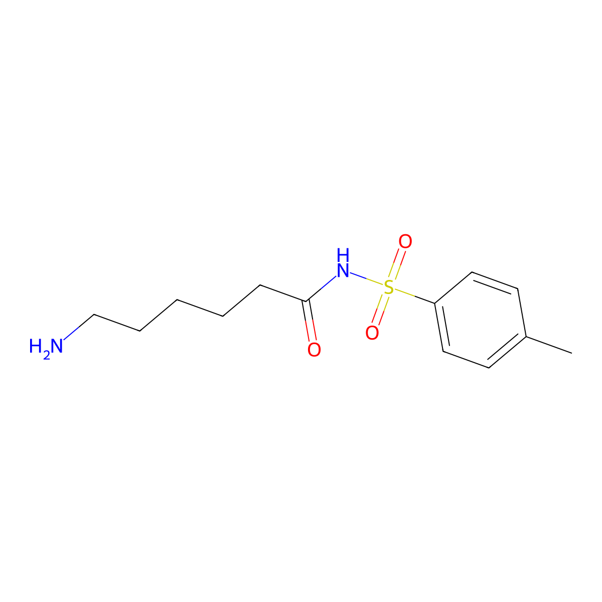 6-Amino-N-tosylhexanamide molecular structure, CAS 1135425-90-9
