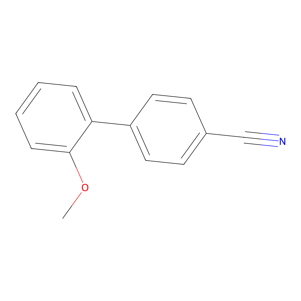 4-(2-Methoxyphenyl)benzonitrile molecular structure, CAS 113547-30-1