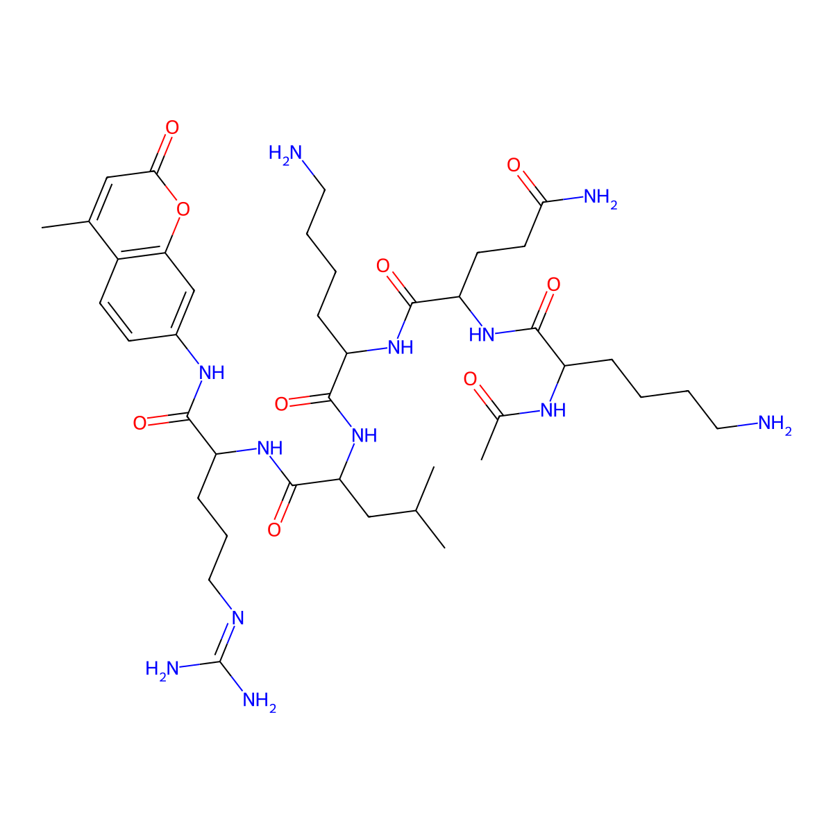 Ac-KQKLR-AMC molecular structure, CAS 1135686-31-5