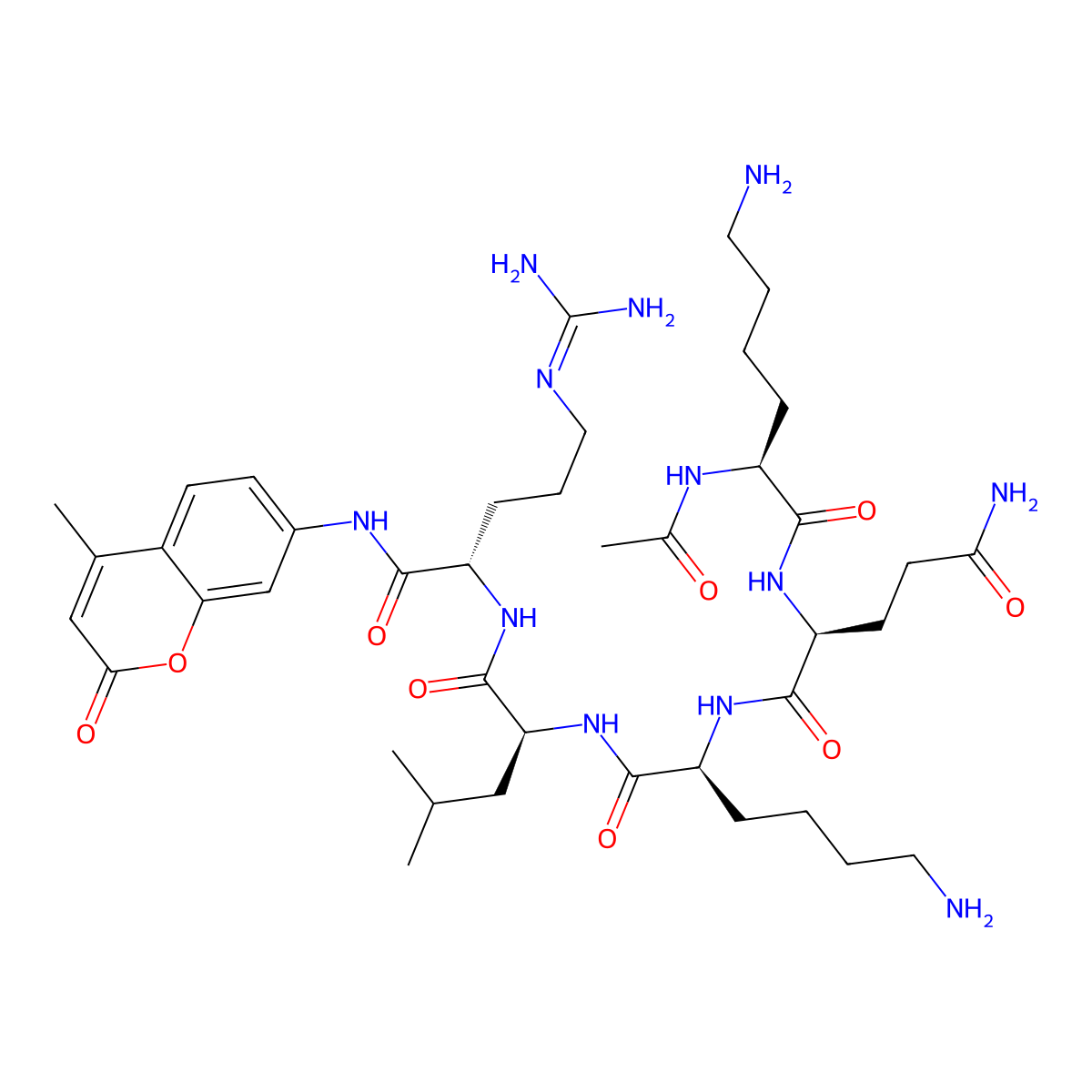 Ac-KQKLR-AMC molecular structure, CAS 1135686-31-5