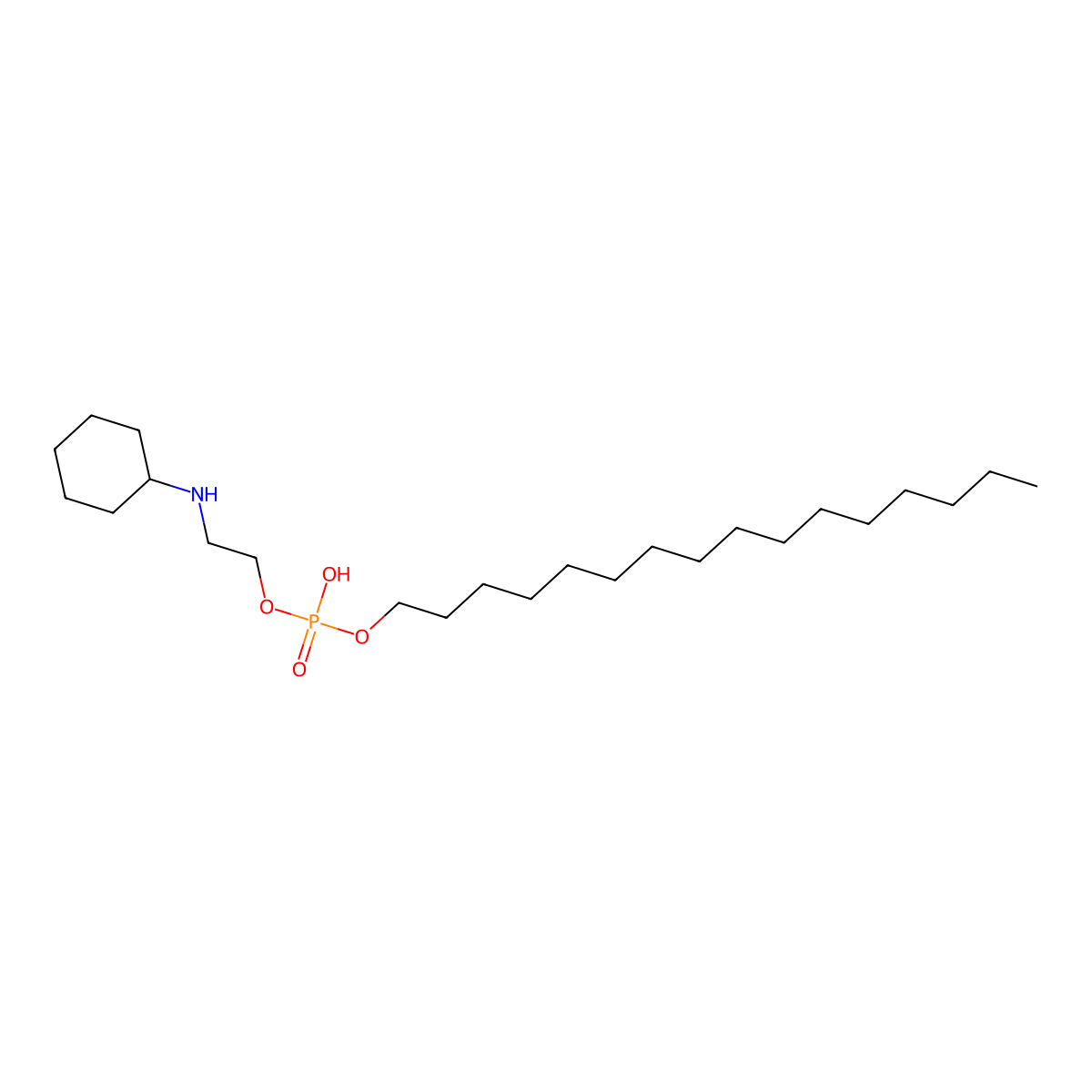 N-Cyclohexylcephalin hexadecyl ester molecular structure, CAS 1135693-92-3