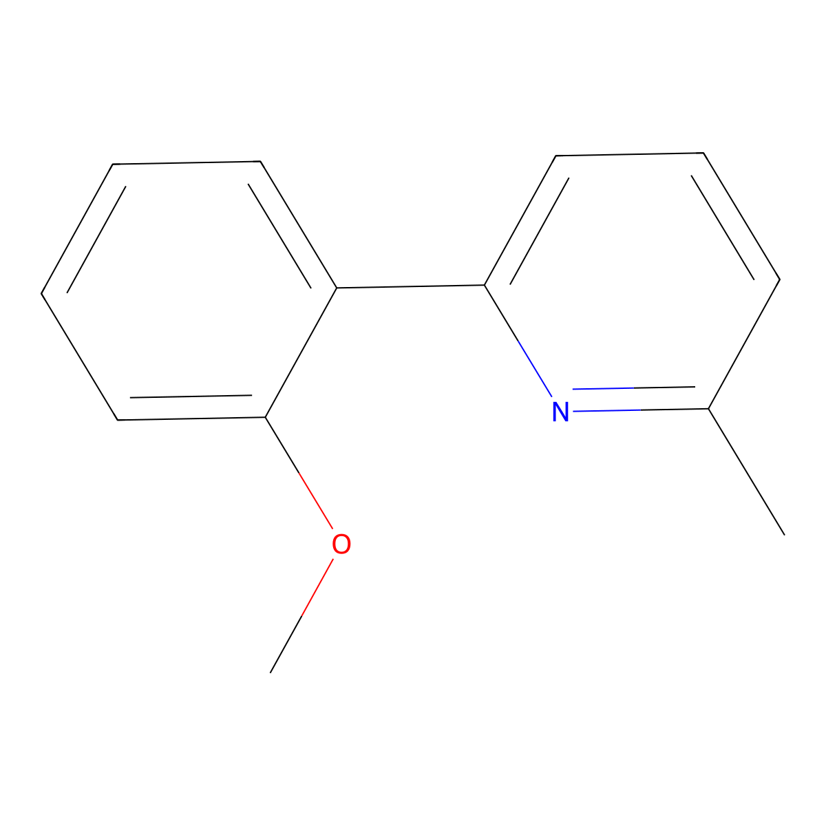 2-(2-Methoxyphenyl)-6-methylpyridine molecular structure, CAS 113577-68-7