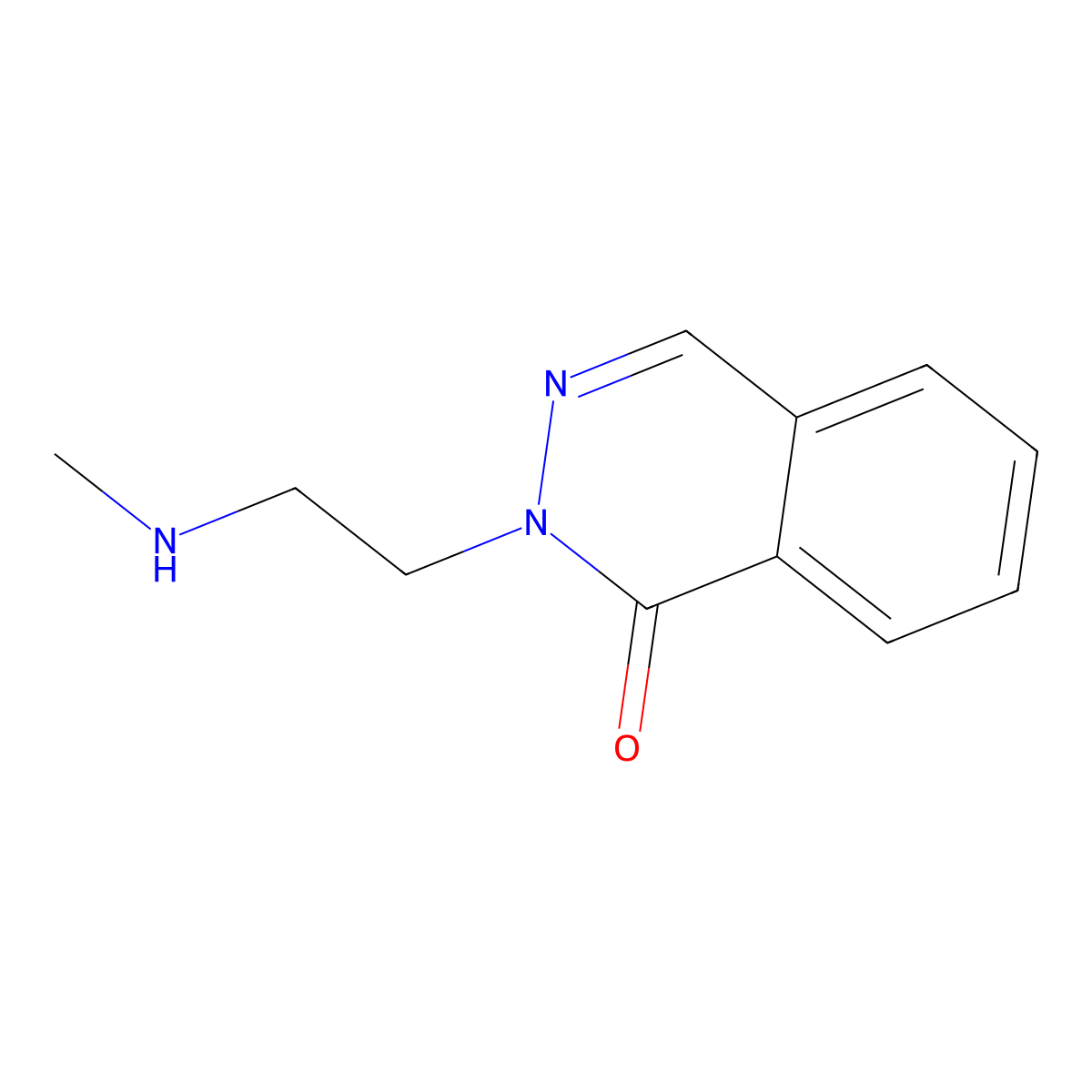 2-(2-(Methylamino)ethyl)phthalazin-1(2H)-one molecular structure, CAS 113582-15-3