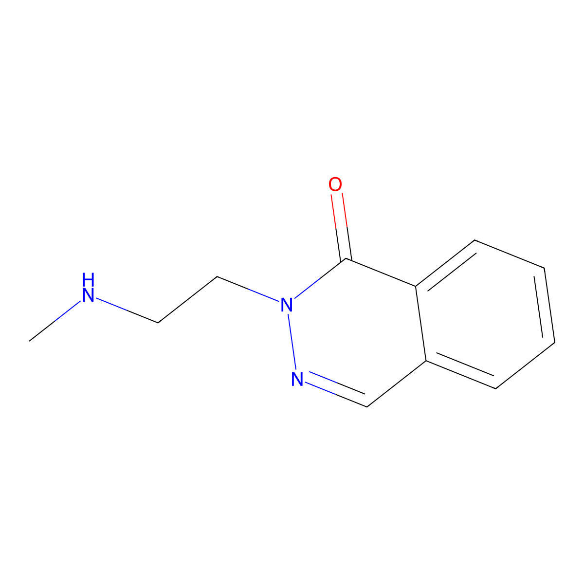 2-(2-(Methylamino)ethyl)phthalazin-1(2H)-one molecular structure, CAS 113582-15-3