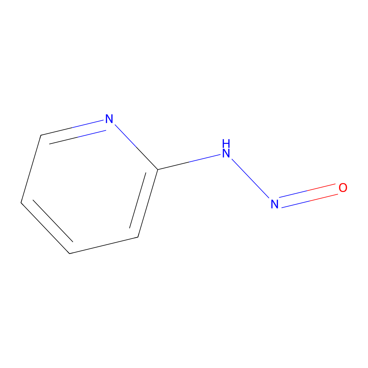 Pyridine, 2-(hydroxyazo)-, (E) molecular structure, CAS 113583-98-5