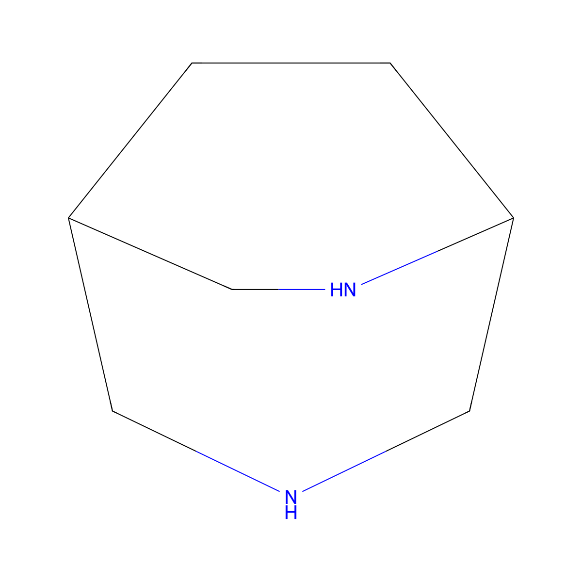 3,6-Diazabicyclo[3.2.2]nonane molecular structure, CAS 113586-29-1