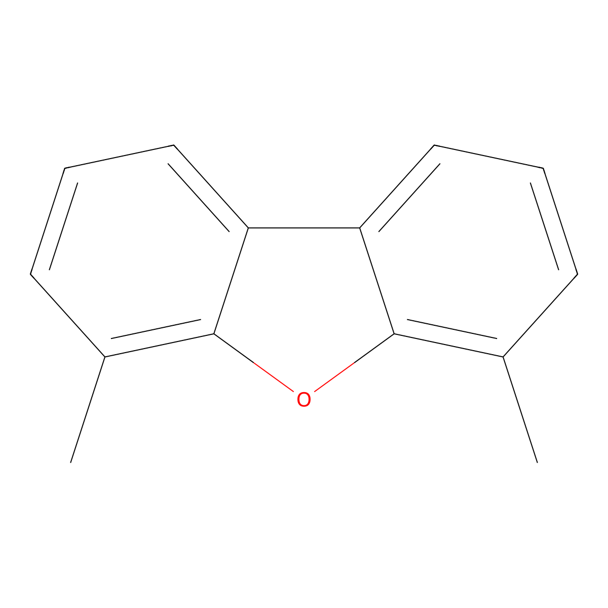4,6-Dimethyldibenzofuran molecular structure, CAS 1136-77-2