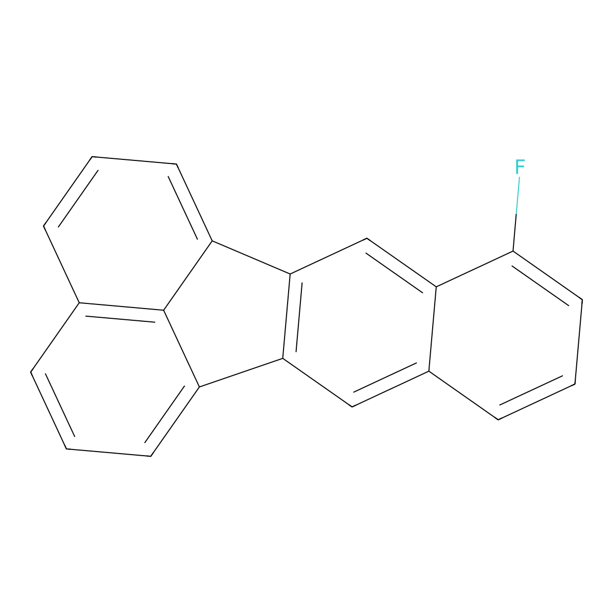 8-Fluorobenzo(k)fluoranthene molecular structure, CAS 113600-17-2