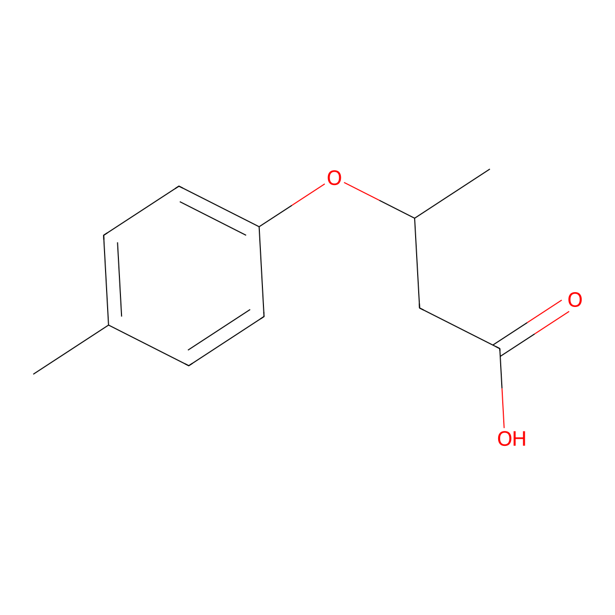 (R)-3-(P-Tolyloxy)butanoic acid molecular structure, CAS 1136059-91-0