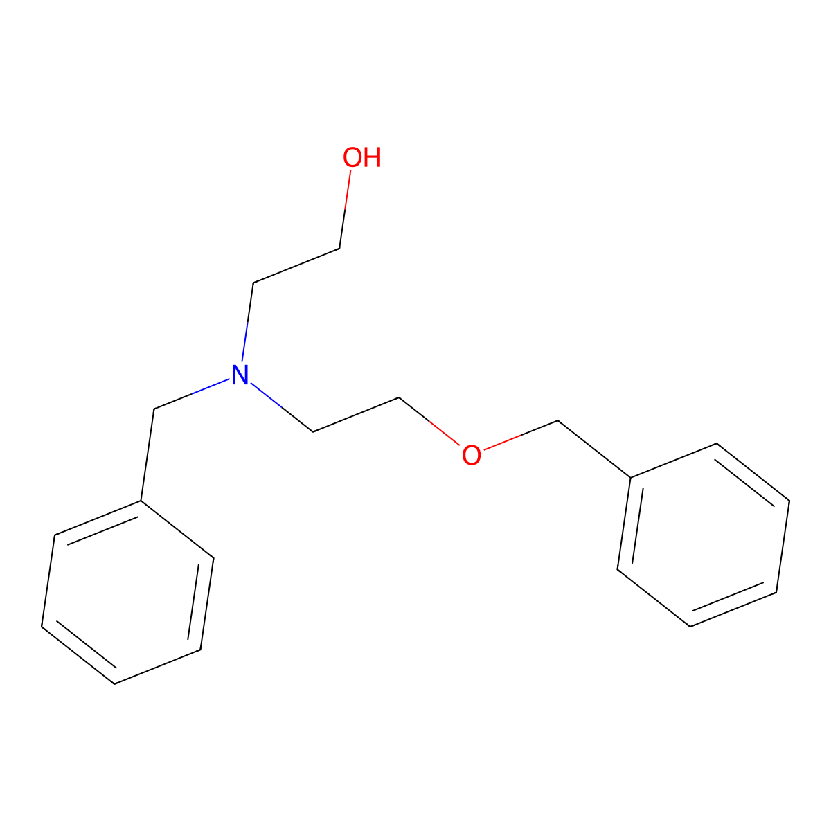 2-{Benzyl[2-(benzyloxy)ethyl]amino}ethanol molecular structure, CAS 113618-73-8