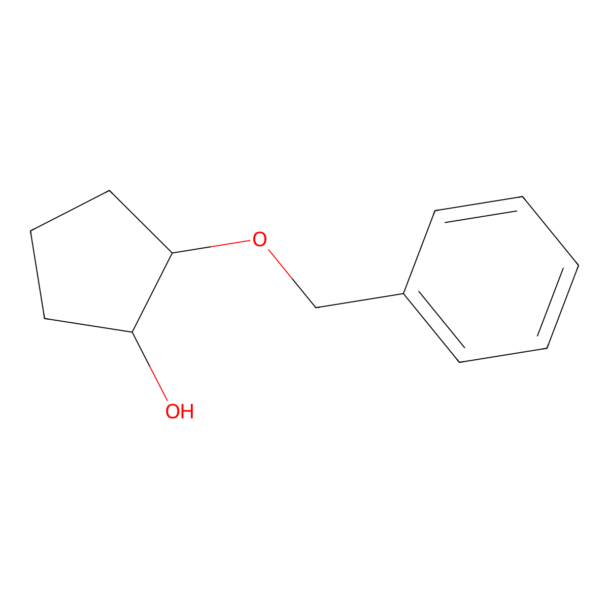 (1R,2R)-2-(benzyloxy)cyclopentan-1-ol molecular structure, CAS 113625-73-3