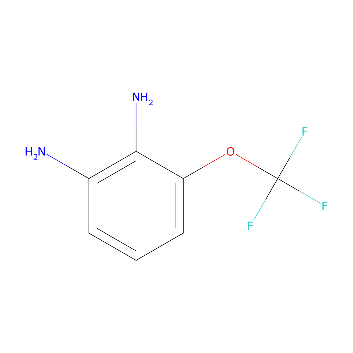 3-(Trifluoromethoxy)benzene-1,2-diamine molecular structure, CAS 113638-49-6