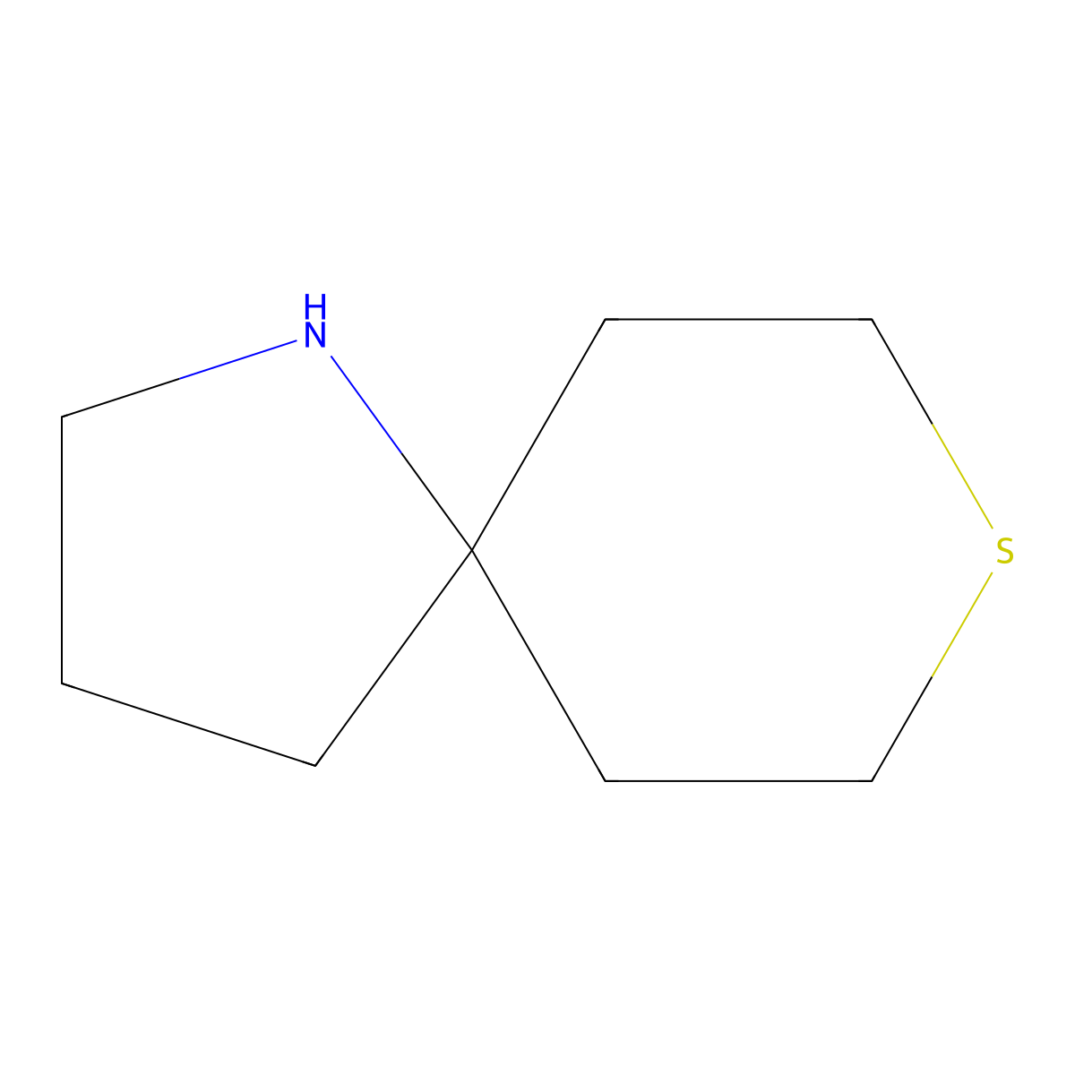 8-Thia-1-azaspiro[4.5]decane molecular structure, CAS 113669-61-7