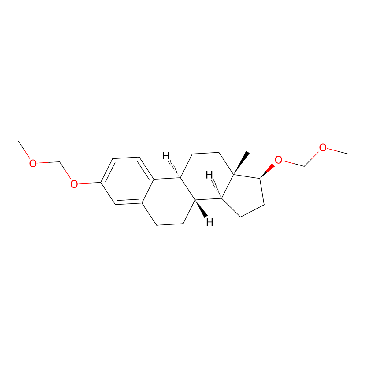 3,17|A-O-Bis(methoxymethyl)estradiol molecular structure, CAS 113680-55-0
