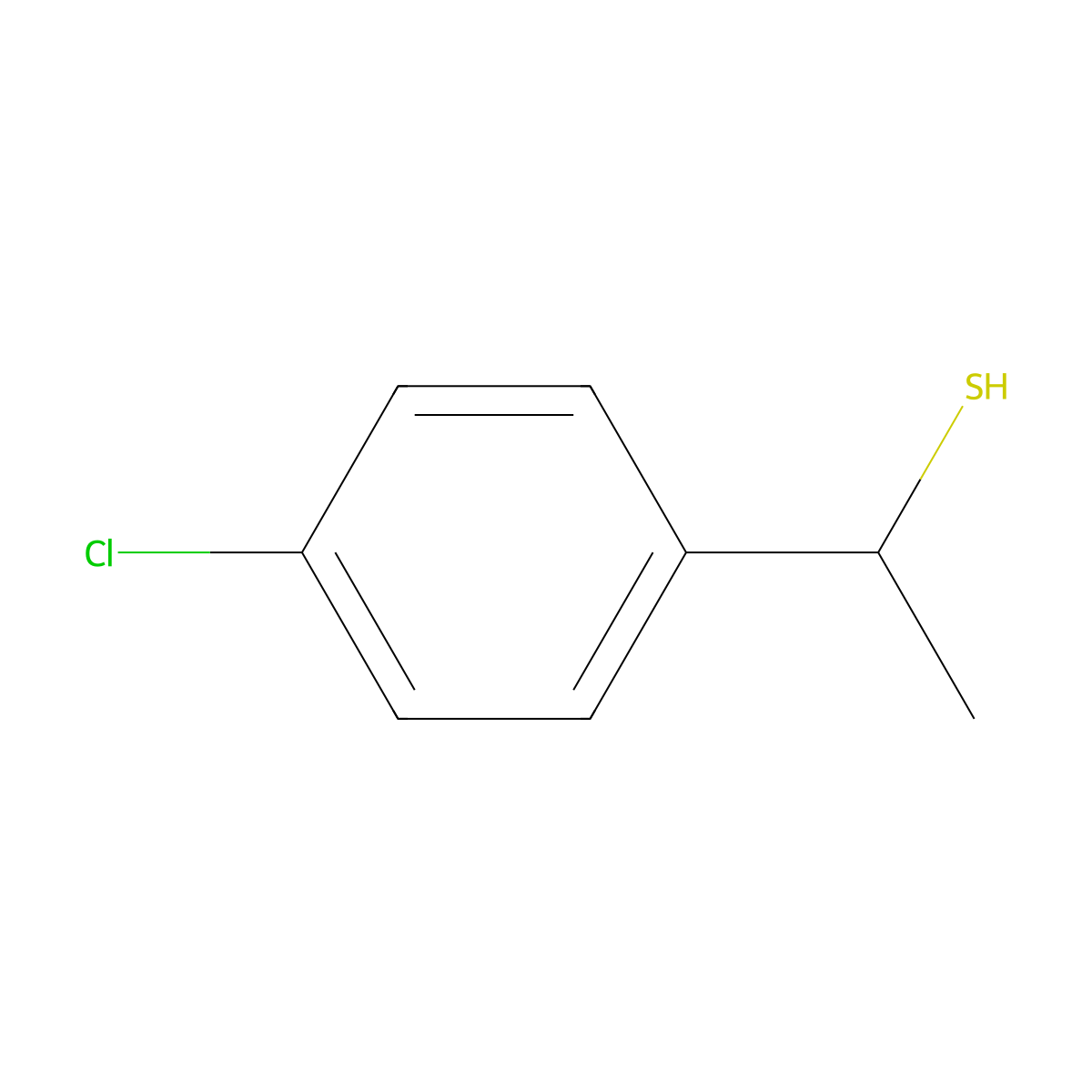 1-(4-Chlorophenyl)ethane-1-thiol molecular structure, CAS 113682-50-1