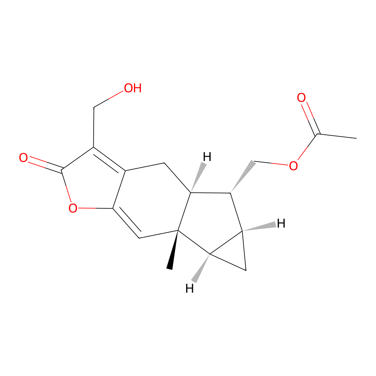 Shizukanolide H molecular structure, CAS 1136932-34-7
