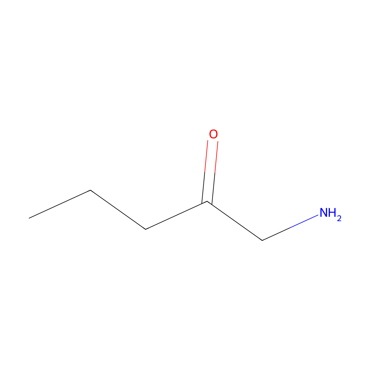1-Aminopentan-2-one molecular structure, CAS 113697-87-3