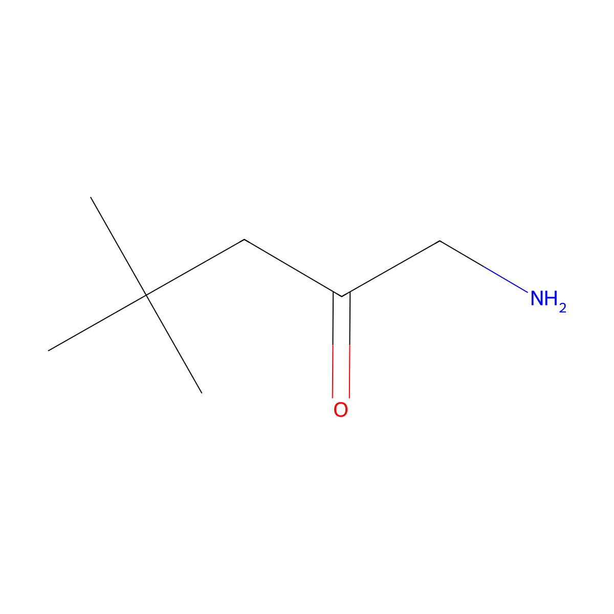 1-Amino-4,4-dimethylpentan-2-one molecular structure, CAS 113697-89-5