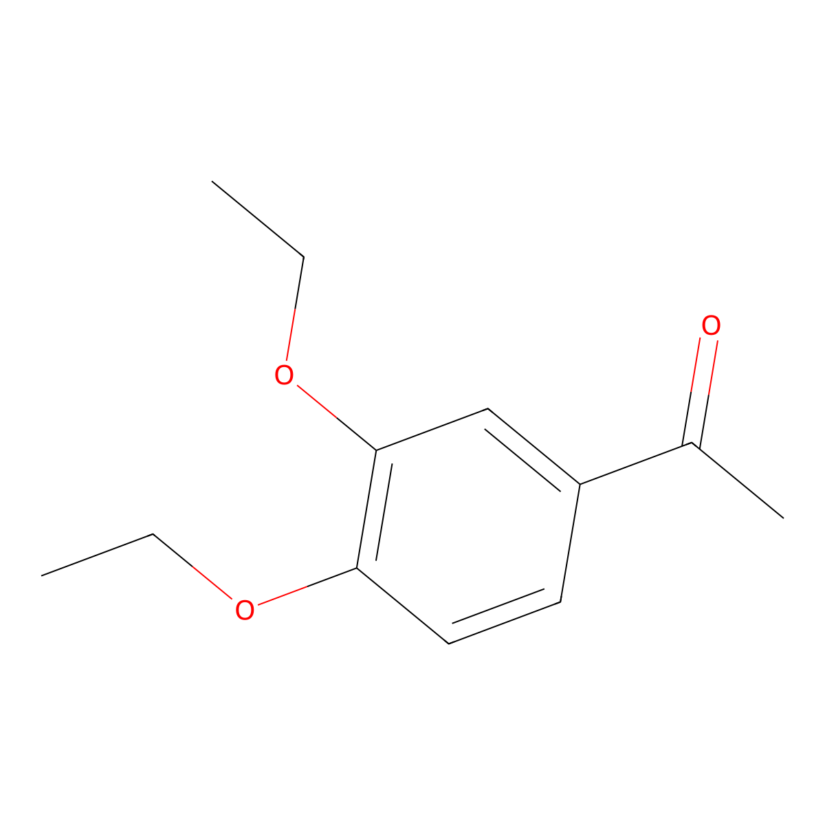 1-(3,4-Diethoxyphenyl)ethan-1-one molecular structure, CAS 1137-71-9