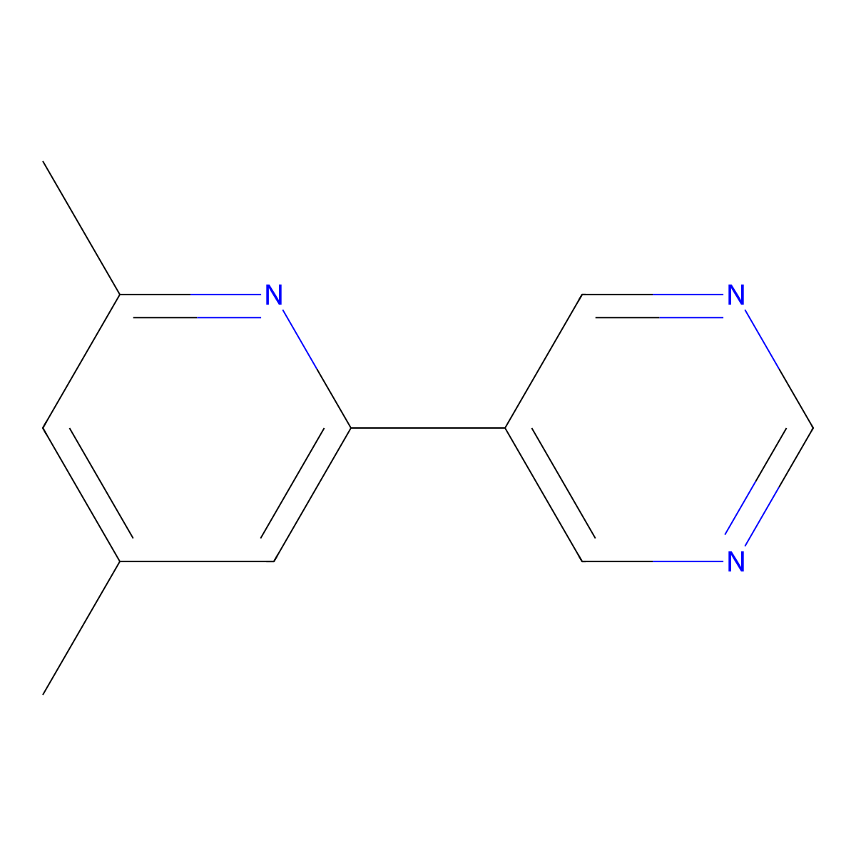 5-(4,6-Dimethylpyridin-2-yl)pyrimidine molecular structure, CAS 113708-05-7