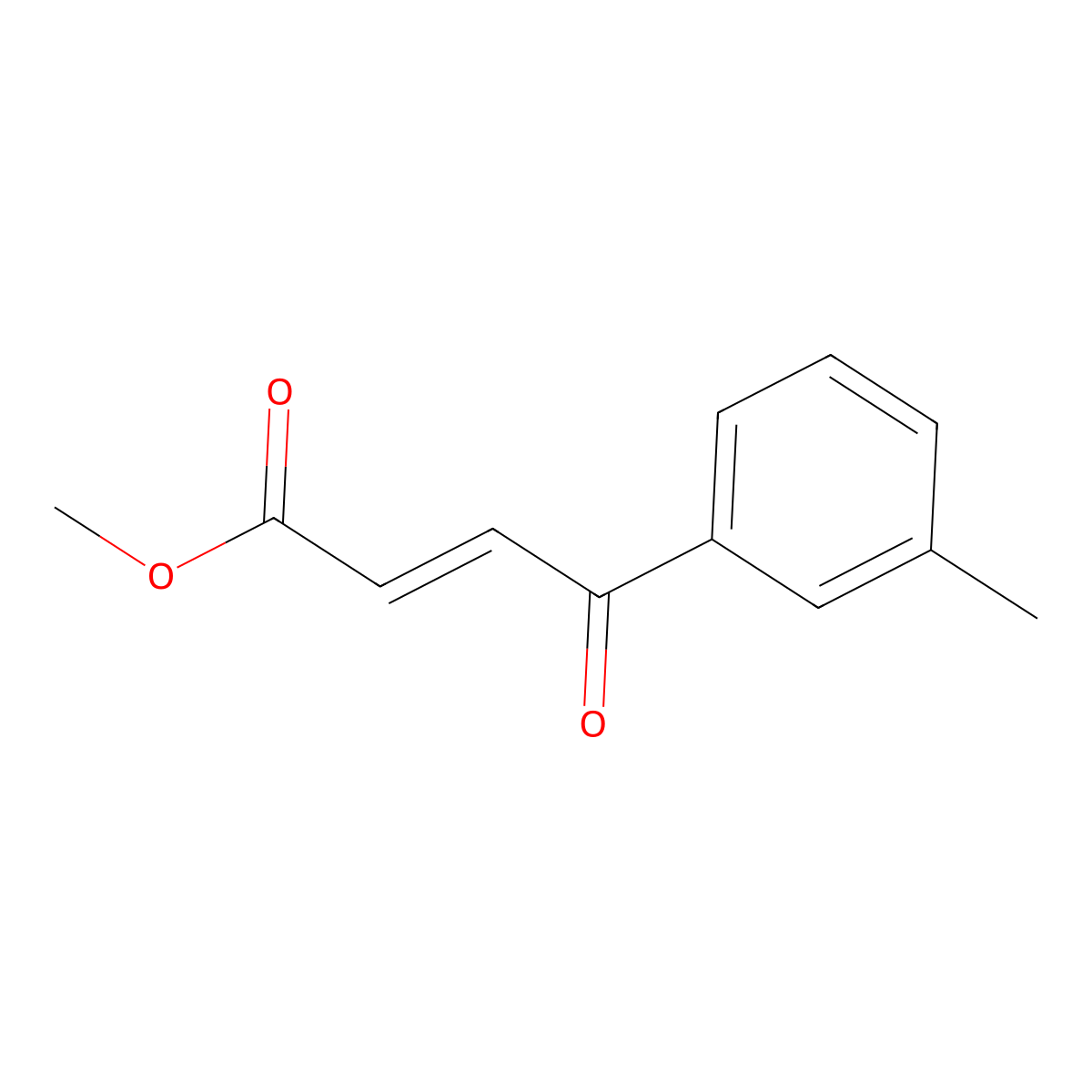 2-Butenoic acid, 4-(3-methylphenyl)-4-oxo-, methyl ester, (E)- molecular structure, CAS 113709-51-6