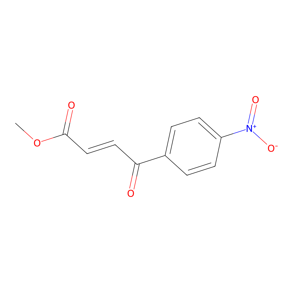 Methyl (2E)-4-(4-Nitrophenyl)-4-oxobut-2-enoate molecular structure, CAS 113709-52-7