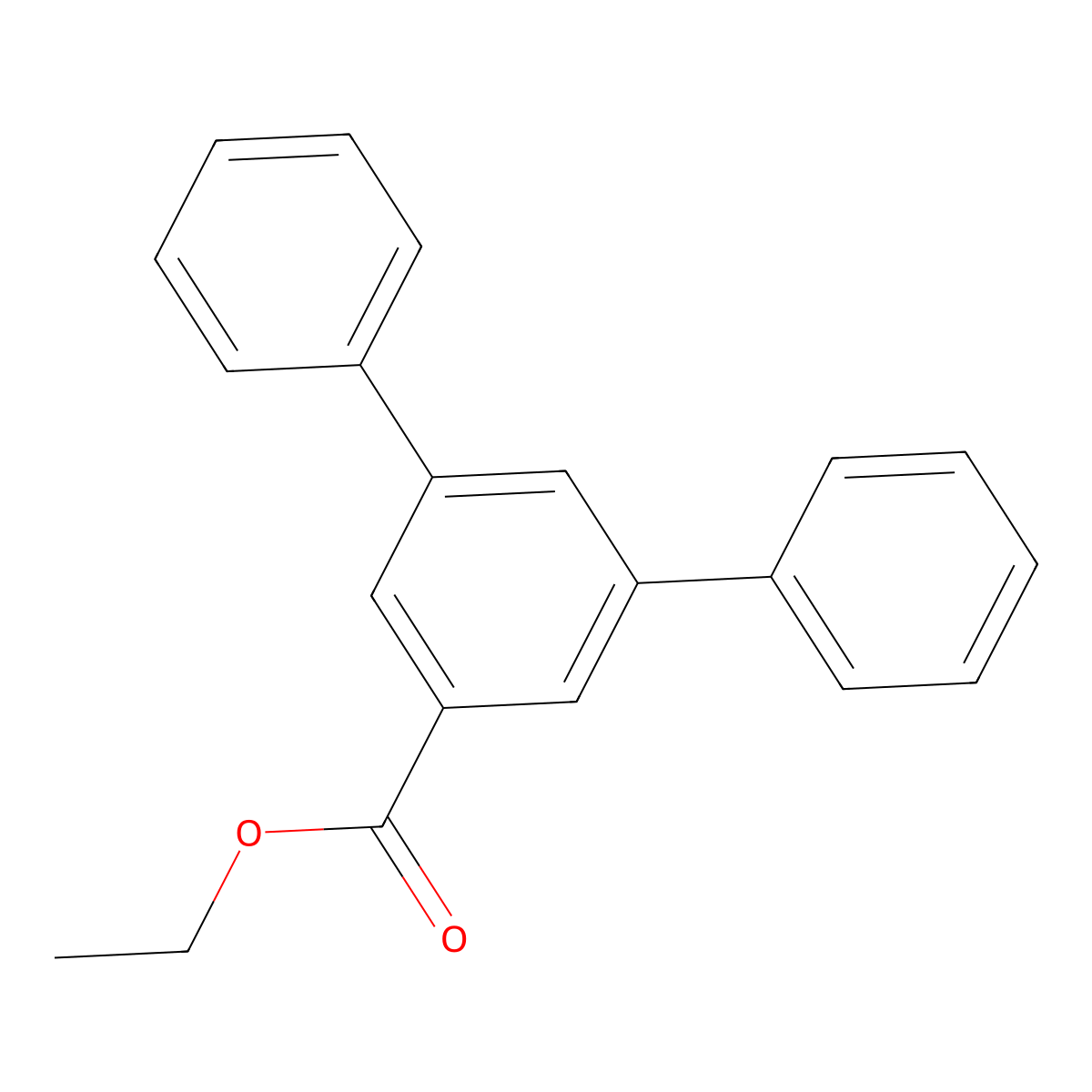 Ethyl [1,1':3',1''-terphenyl]-5'-carboxylate molecular structure, CAS 113710-62-6