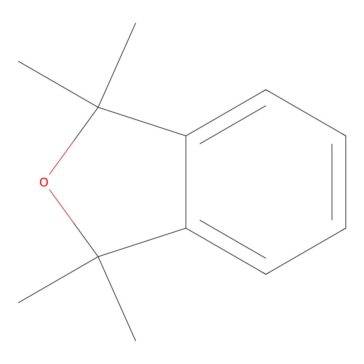 Isobenzofuran, 1,3-dihydro-1,1,3,3-tetramethyl- molecular structure, CAS 113710-83-1