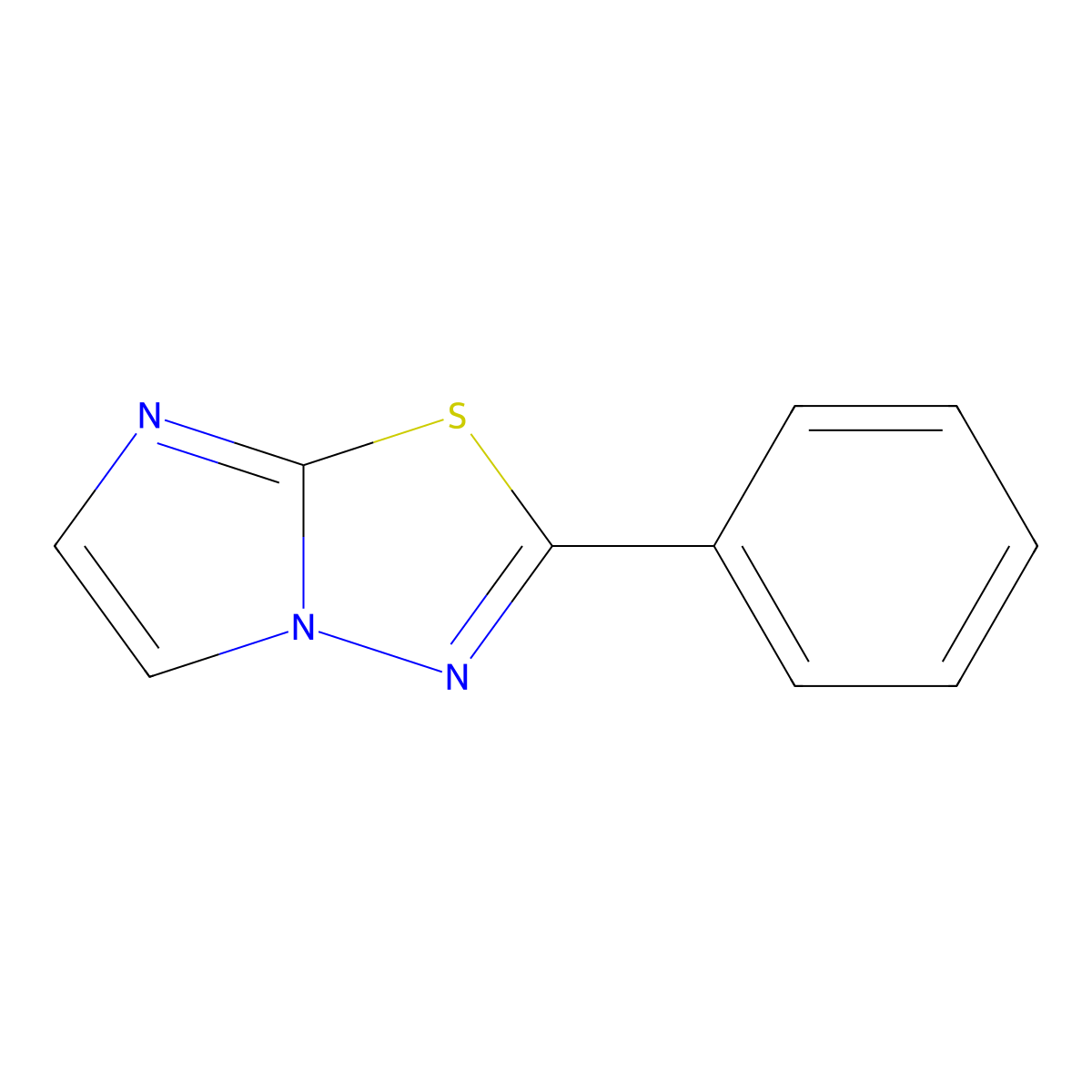 2-Phenylimidazo[2,1-b][1,3,4]thiadiazole molecular structure, CAS 1137142-57-4