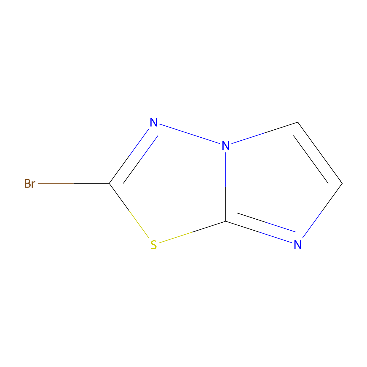 2-Bromoimidazo[2,1-b][1,3,4]thiadiazole molecular structure, CAS 1137142-58-5