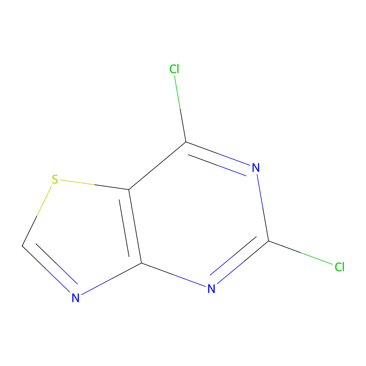 5,7-Dichlorothiazolo[4,5-d]pyrimidine molecular structure, CAS 1137278-39-7