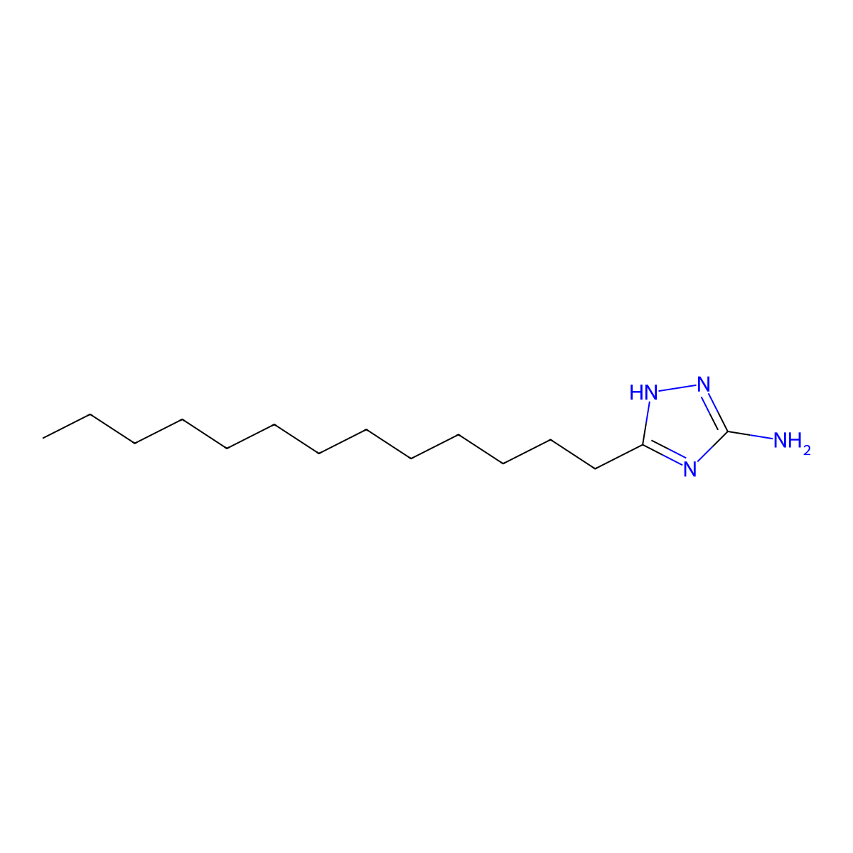 3-Tridecyl-1H-1,2,4-triazol-5-amine molecular structure, CAS 113737-17-0